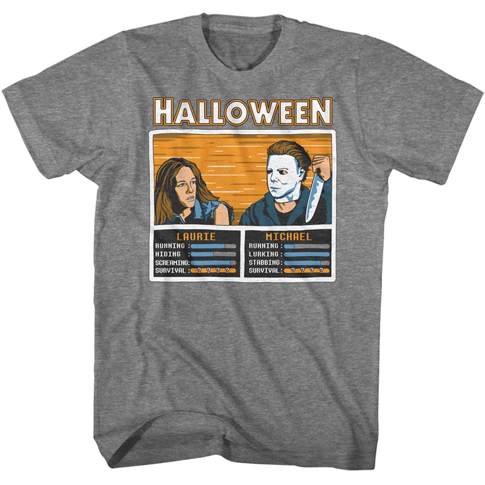 Wholesale Halloween Movie Video Game Versus Heather Graphite Adult T-Shirt