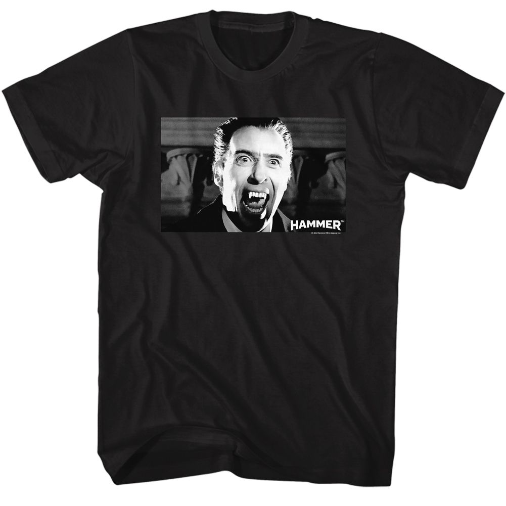 Wholesale Horror Movies Angry Dracula Black Adult T-Shirt