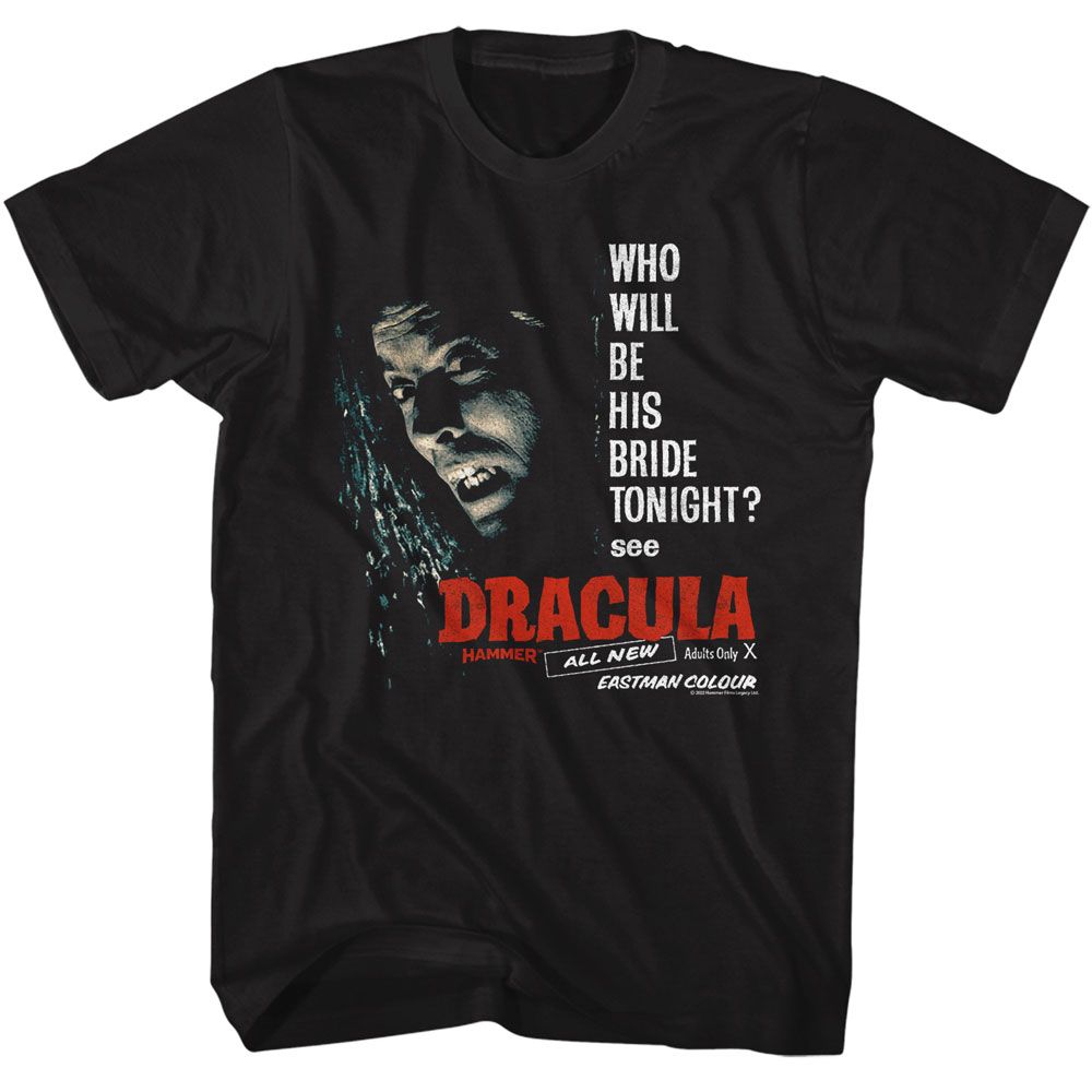 Wholesale Horror Movies Be His Bride Black Adult T-Shirt