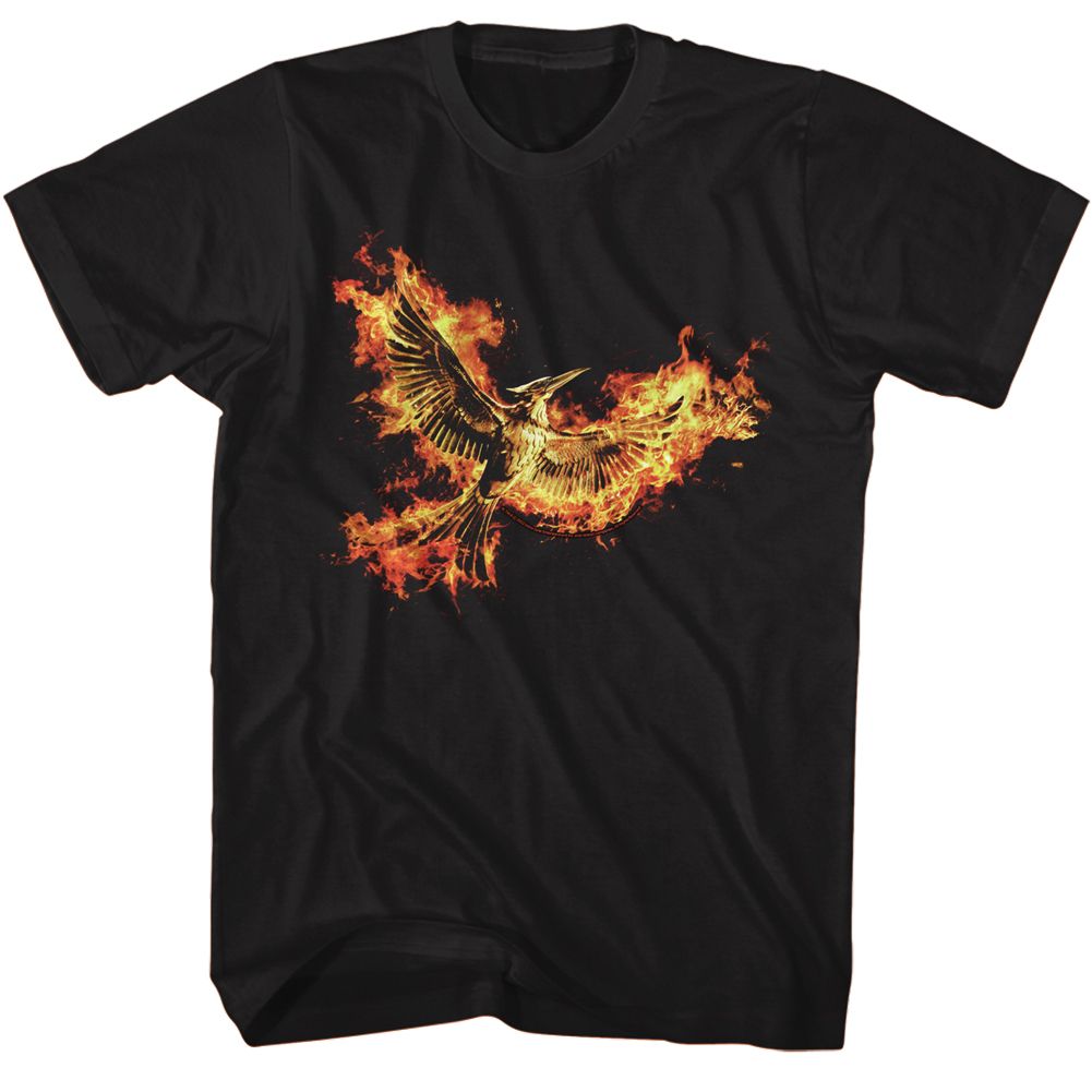 Wholesale Hunger Games Movie Mockingjay Pt. 2 Pin Black Adult T-Shirt