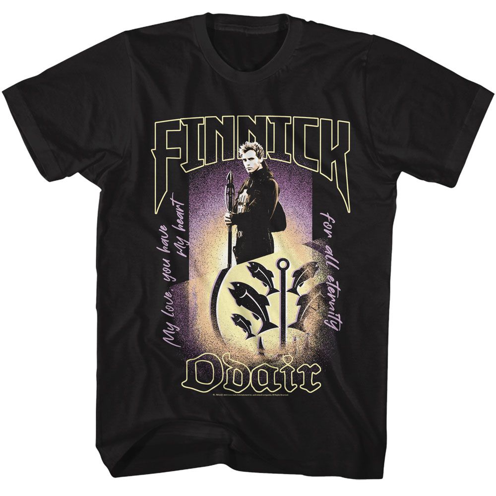 Wholesale Hunger Games Movie Finnick Odair Black Adult T-Shirt