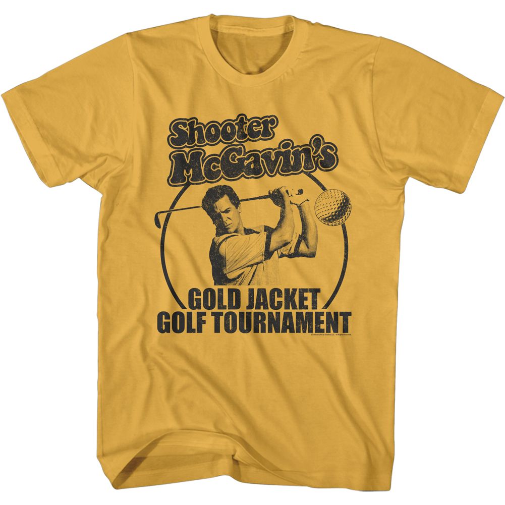 Wholesale Happy Gilmore Gold Jacket Tourney Solid Ginger Adult T-Shirt