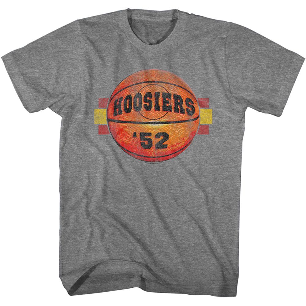 Wholesale Hoosiers Movie Basketball 52 Solid Graphite Adult T-Shirt