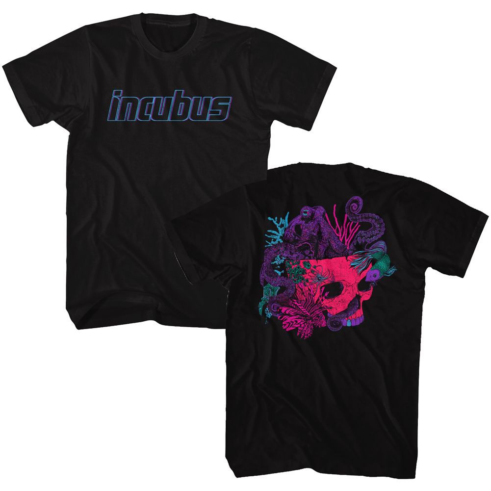 Wholesale Incubus Octopus Skull T-Shirt