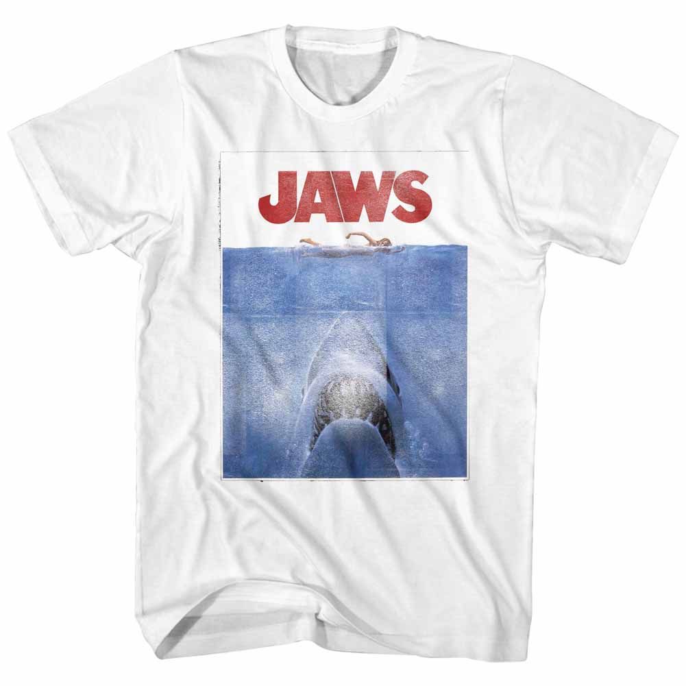 Wholesale JAWS Movie White Adult T-Shirt