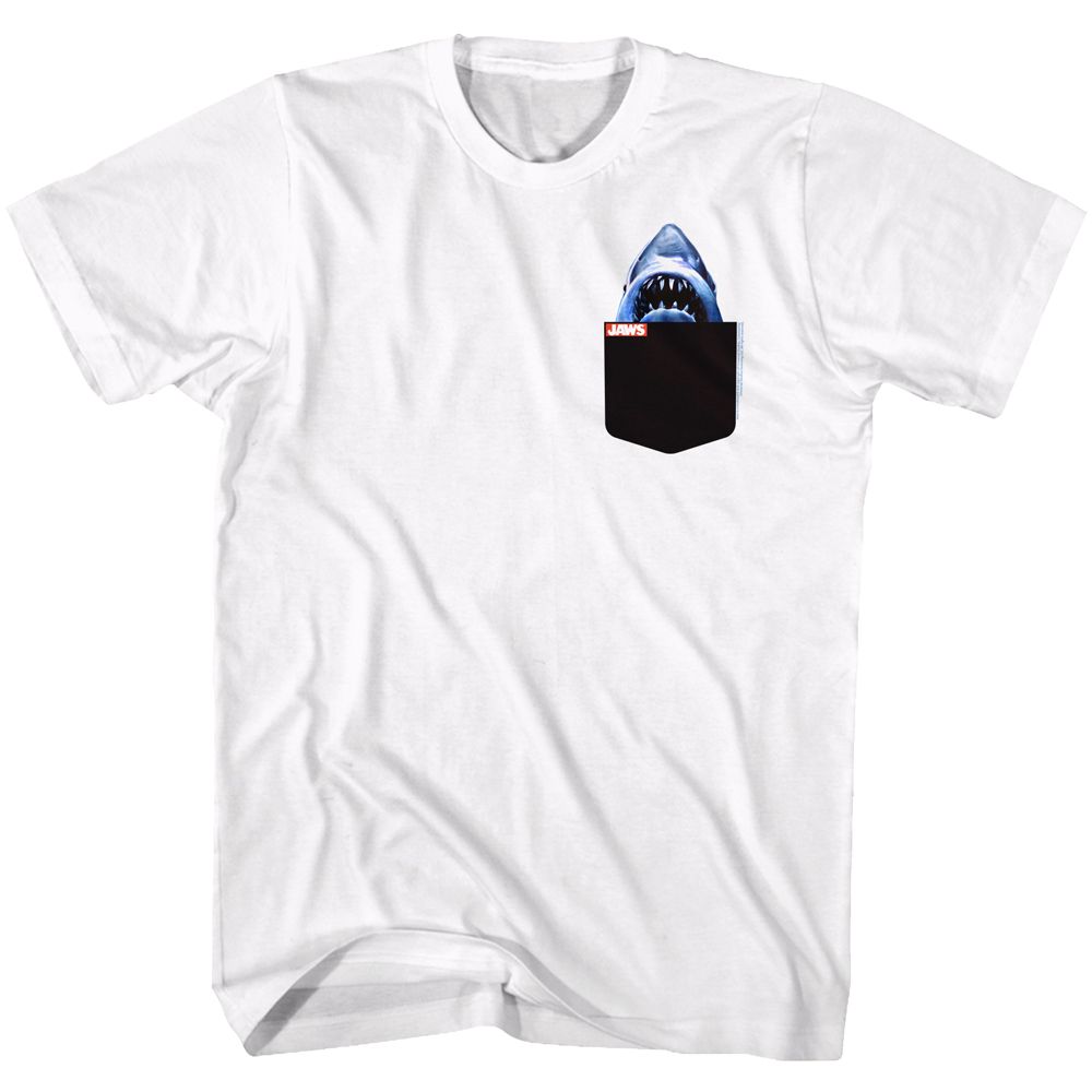 Wholesale JAWS Movie Jp White Adult T-Shirt