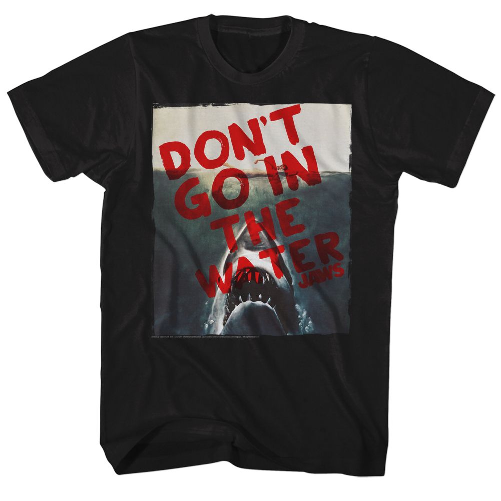 Wholesale JAWS Movie Don't Do it Heather Black Adult T-Shirt