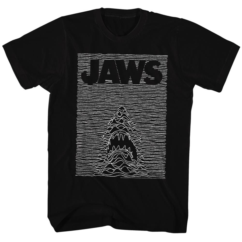 Wholesale JAWS Movie Jaw Division Black Adult T-Shirt