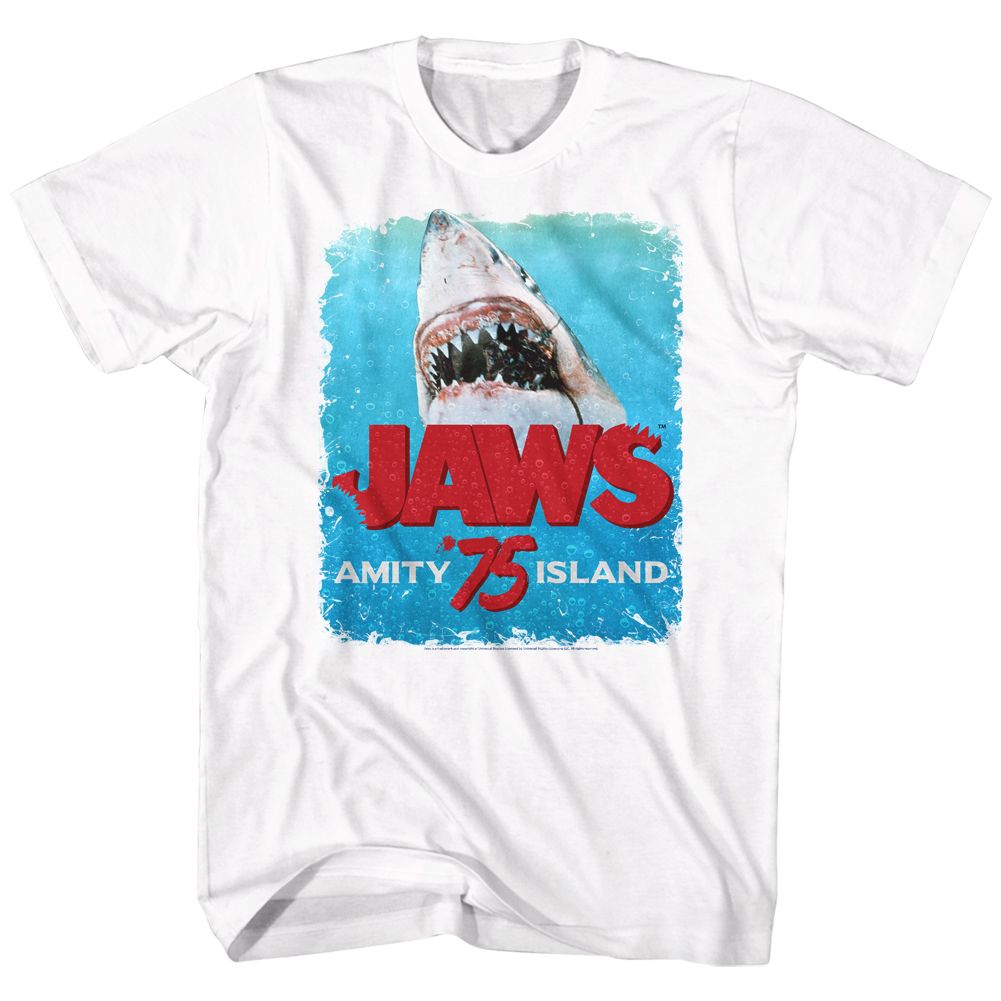 Wholesale JAWS Movie Bite White Adult T-Shirt