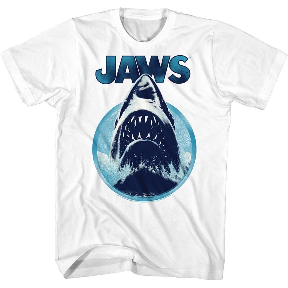Wholesale JAWS Movie Jawhol White Adult T-Shirt