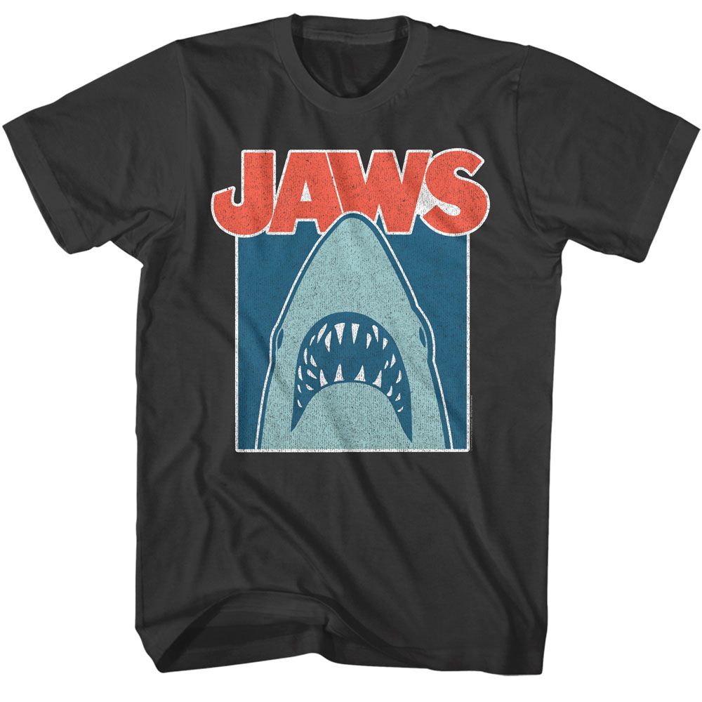 Wholesale JAWS Movie Minimal Solid Smoke Adult T-Shirt