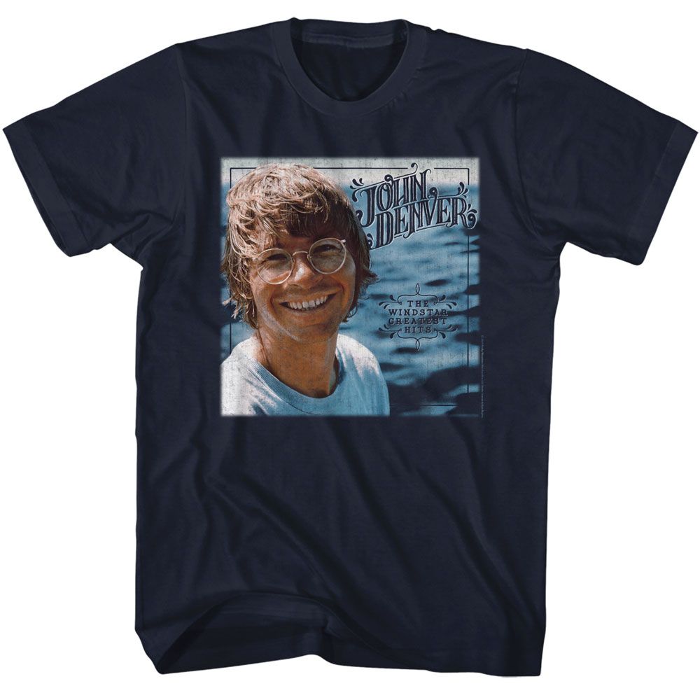 Wholesale John Denver Windstar Greatest Hits Album T-Shirt