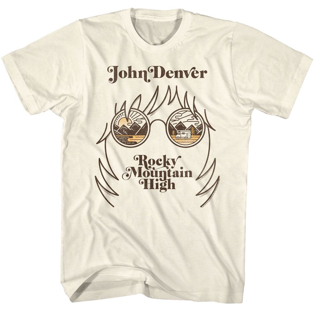 Wholesale John Denver Landscape Glasses T-Shirt