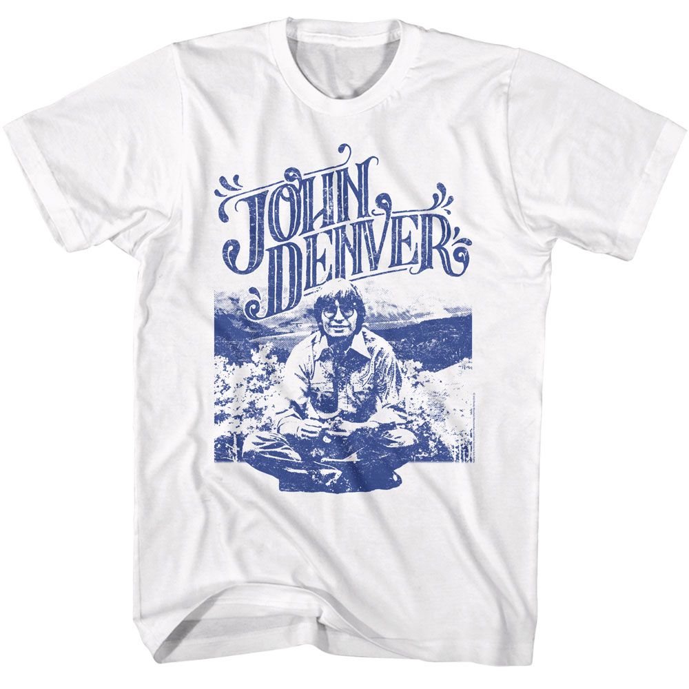 Wholesale John Denver in Field Photo T-Shirt