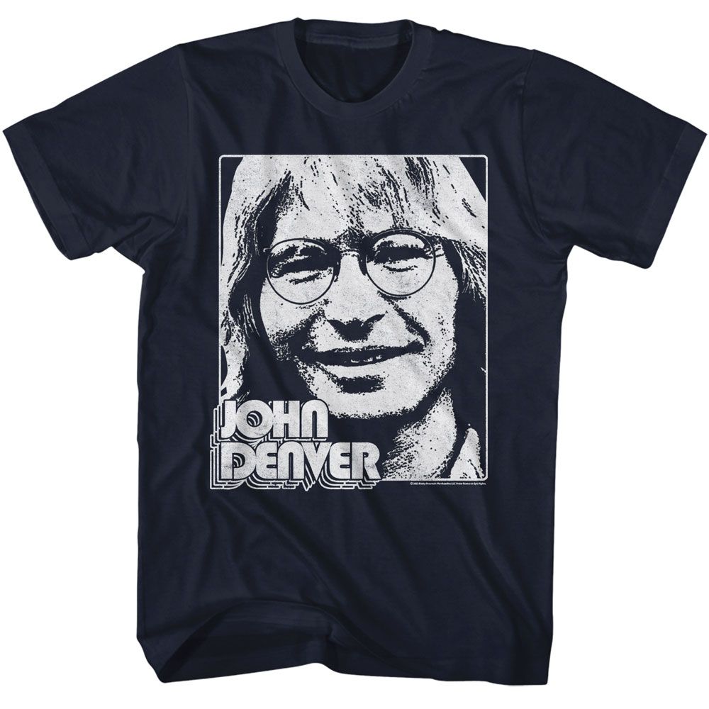 Wholesale John Denver Simple Face T-Shirt