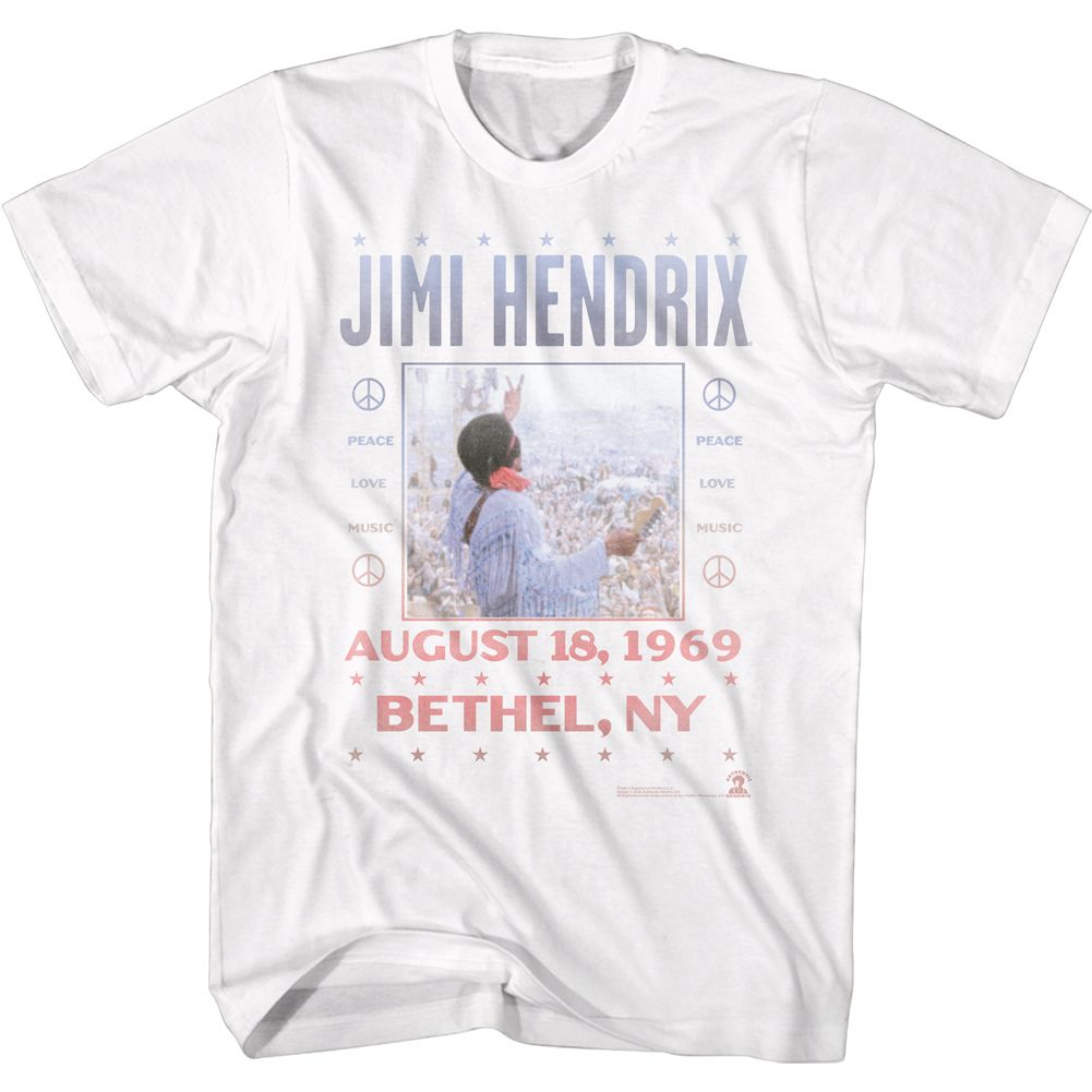Wholesale Jimi Hendrix Bethel NY T-Shirt