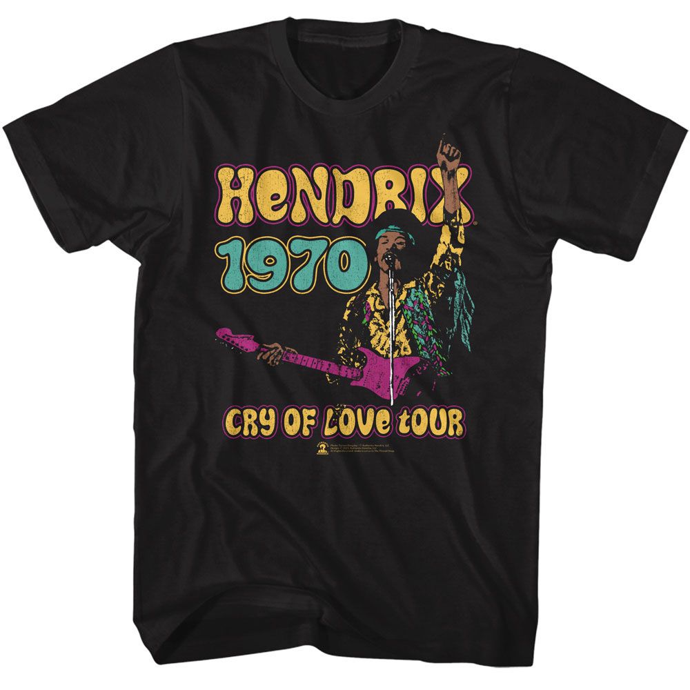 Wholesale Jimi Hendrix Cry of Love Tour T-Shirt