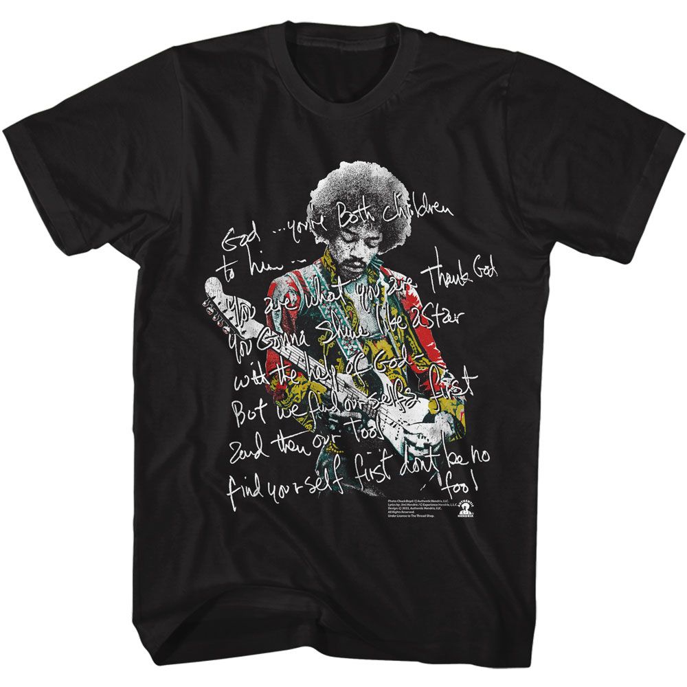 Wholesale Jimi Hendrix Shine Like a Star T-Shirt