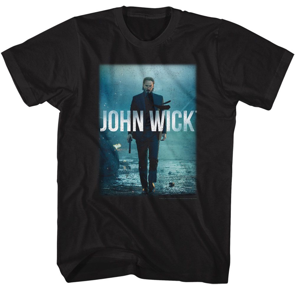 Wholesale John Wick DVD Cover Art Black Adult T-Shirt
