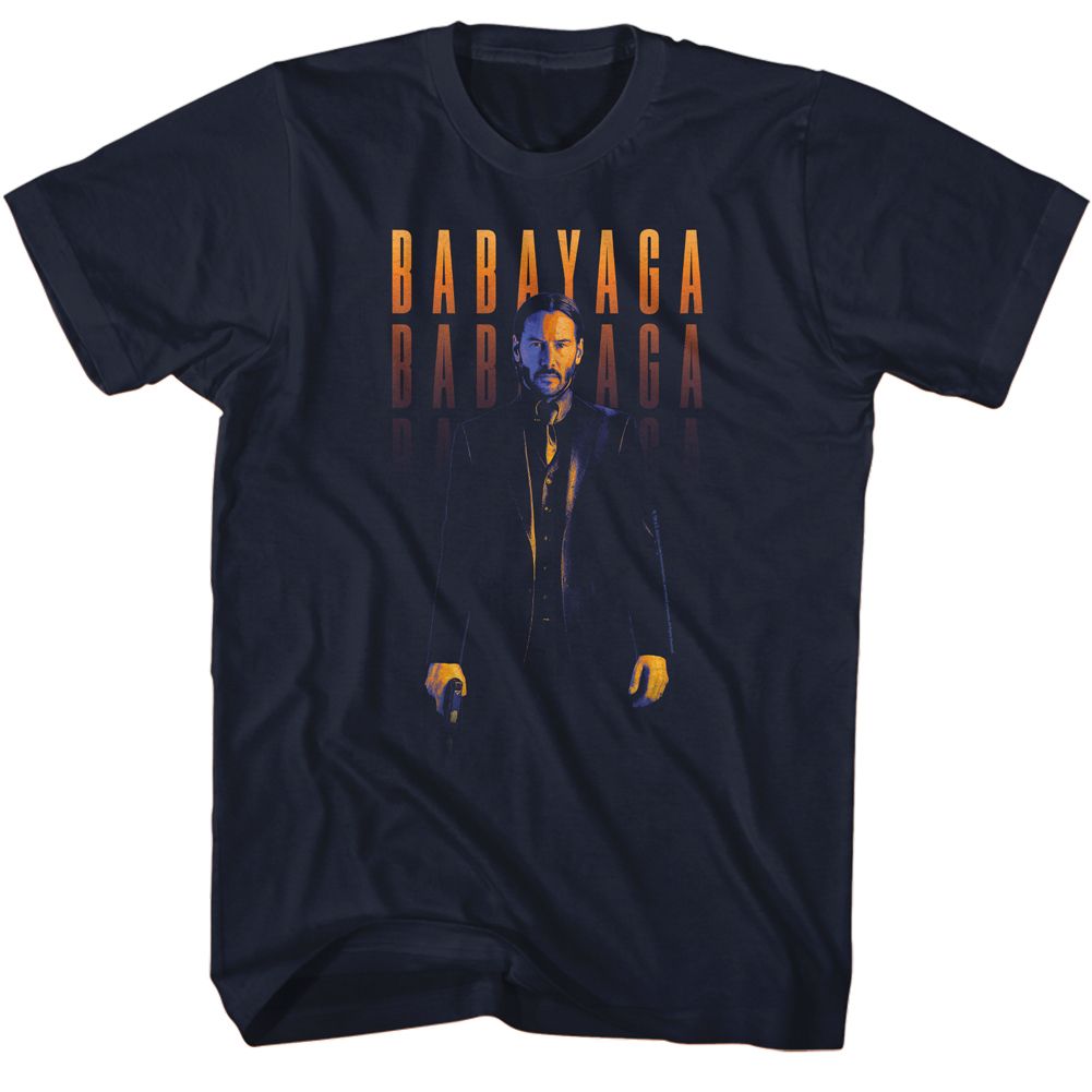 Wholesale John Wick Baba Yaga Navy Adult T-Shirt