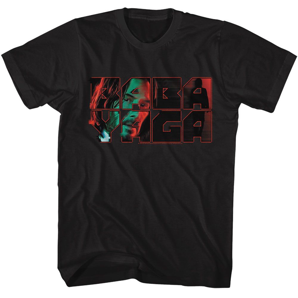 Wholesale John Wick Baba Yaga Inlay Black Adult T-Shirt