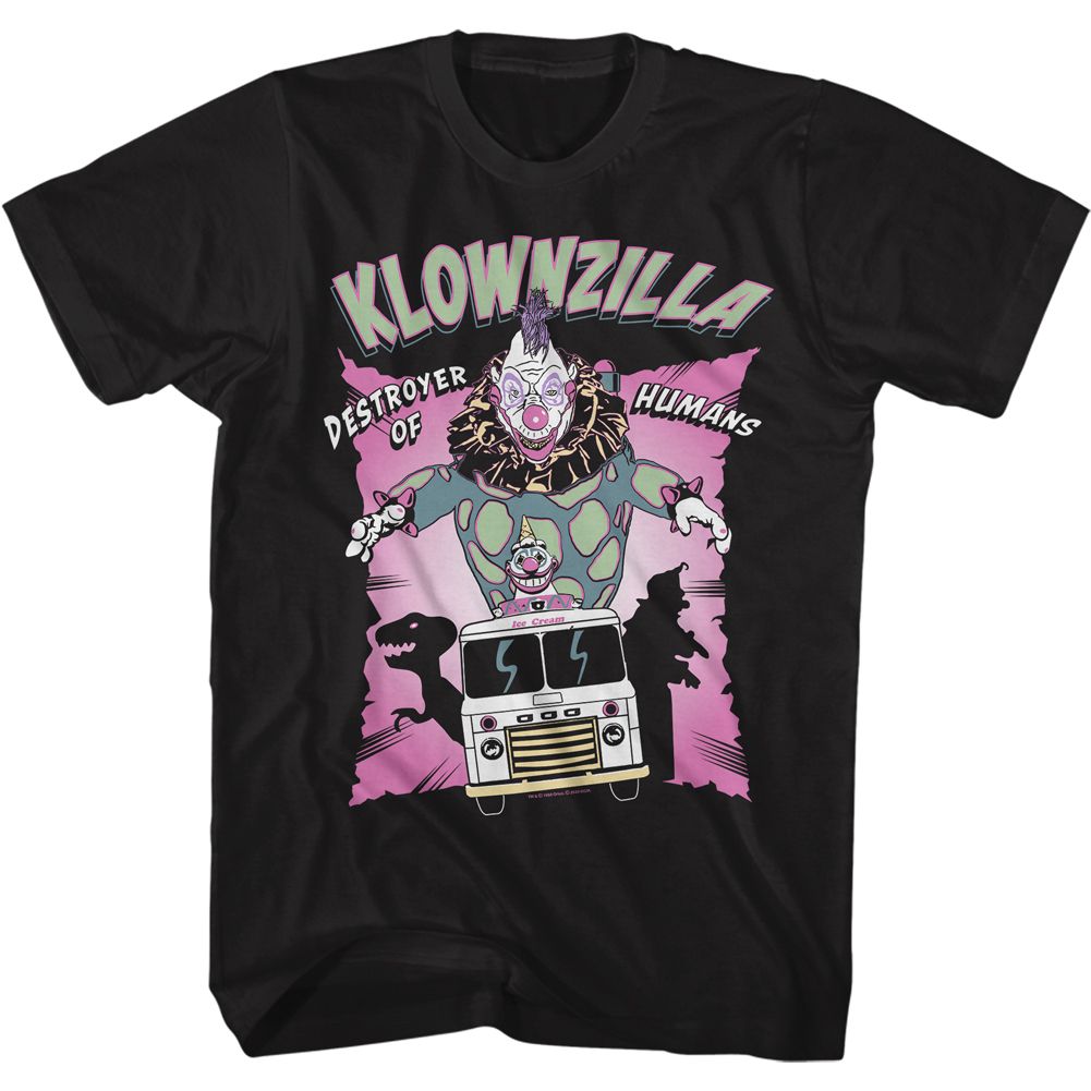 Wholesale Killer Klowns Klownzilla Black Adult T-Shirt