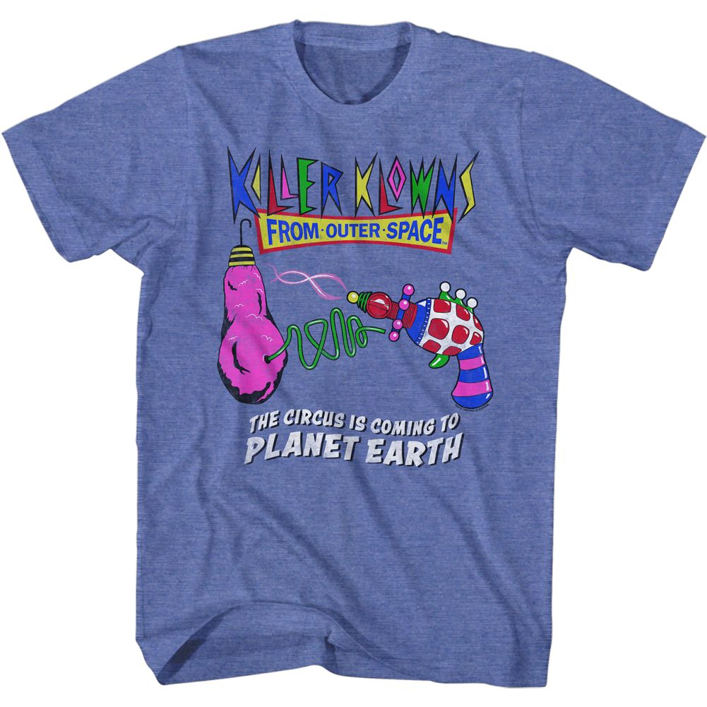 Wholesale Killer Klowns Circus is Coming Heather Royal Adult T-Shirt