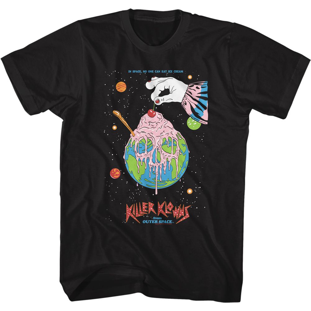 Wholesale Killer Klowns Cherry Top Black Adult T-Shirt