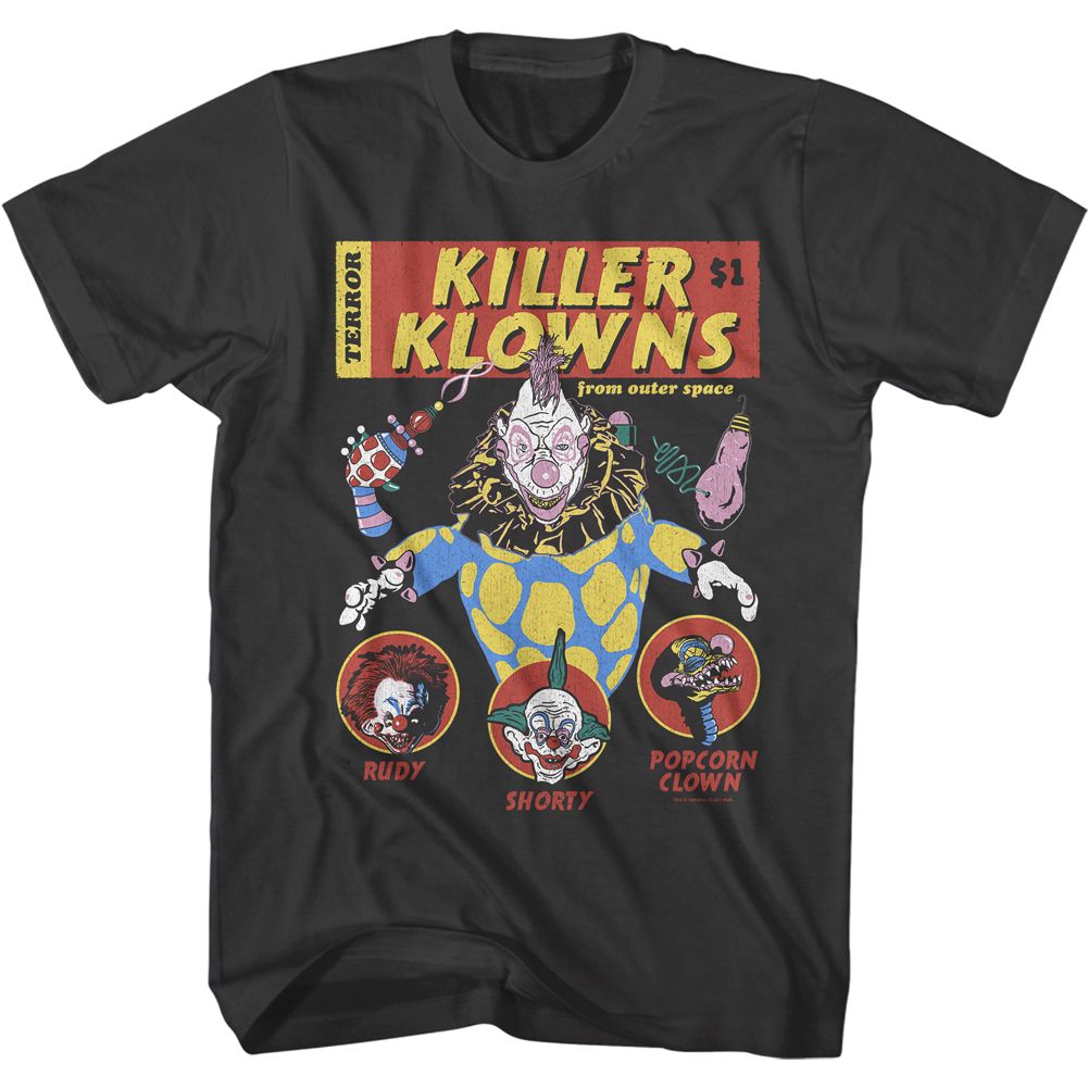 Wholesale Killer Klowns Comic Cover T-Shirt