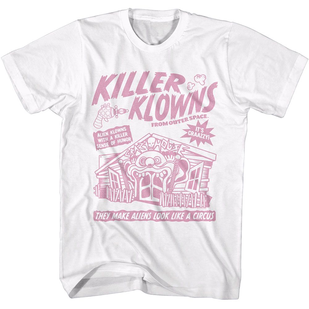 Wholesale Killer Klowns Klown Flyer White Adult T-Shirt