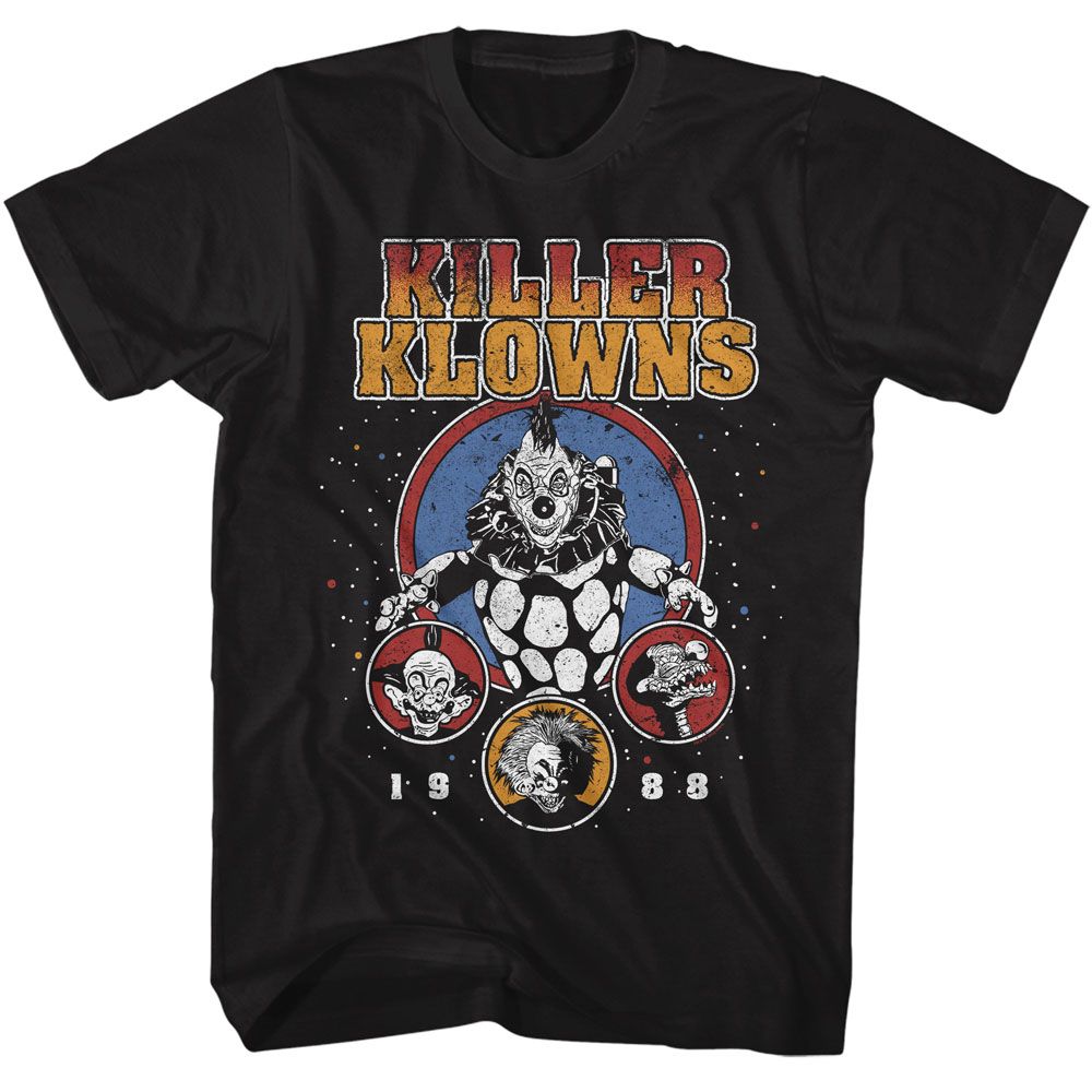 Wholesale Killer Klowns 1988 Black Adult T-Shirt