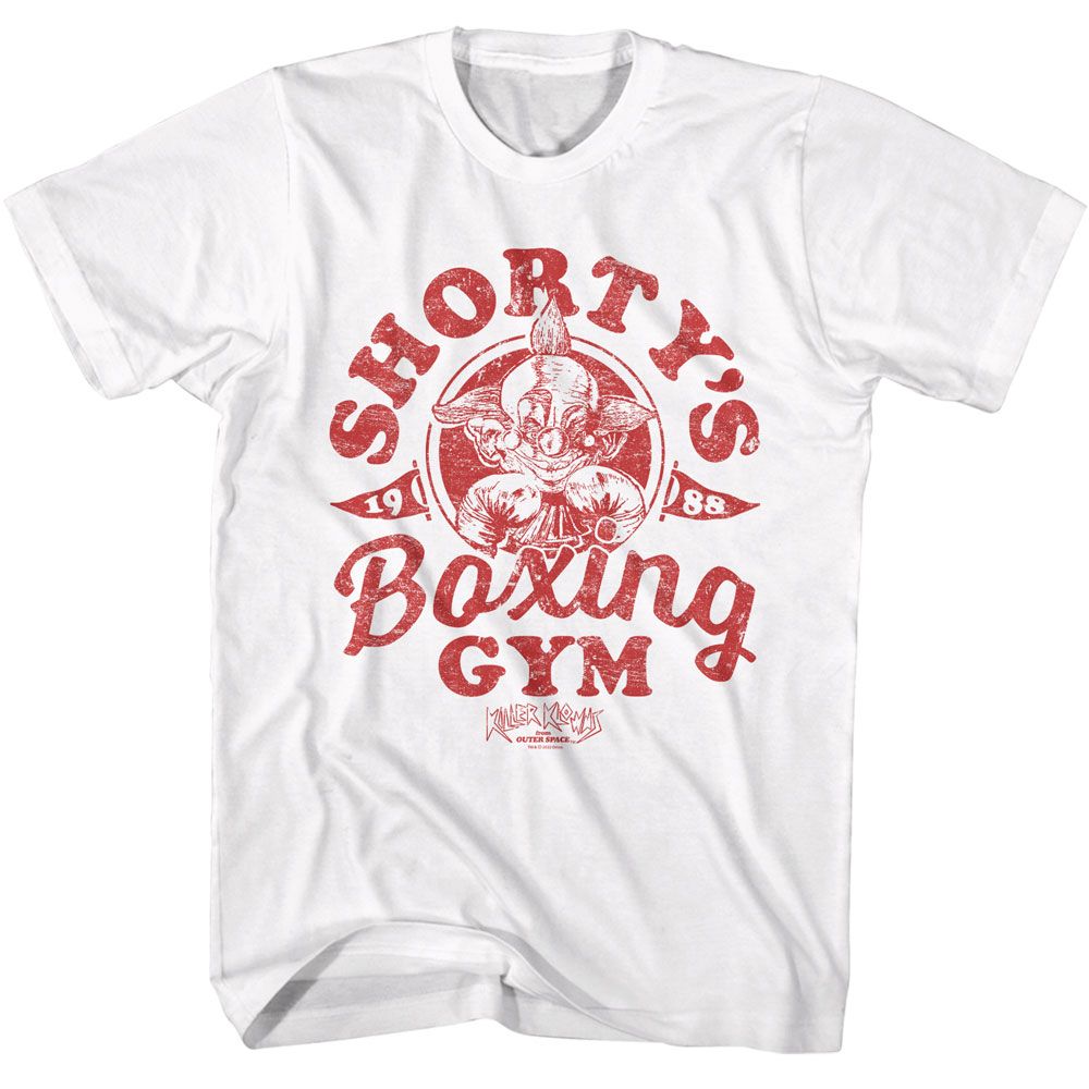 Wholesale Killer Klowns Shortys Boxing Gym White Adult T-Shirt