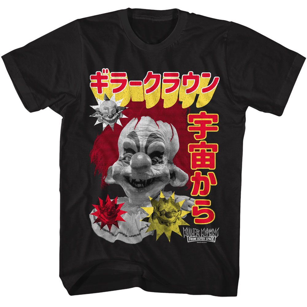 Wholesale Killer Klowns Killer Badges Black Adult T-Shirt
