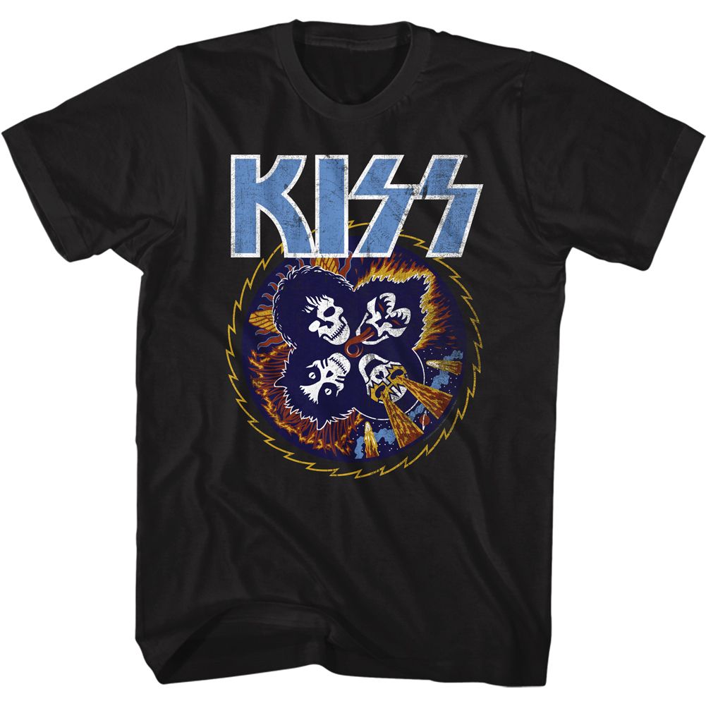 Wholesale KISS Skull Circle T-Shirt