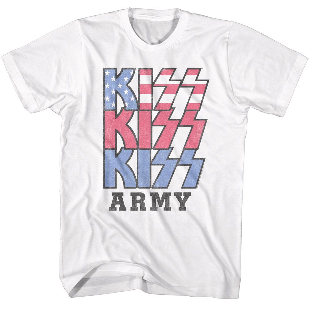 Wholesale KISS Patriotic Logo T-Shirt