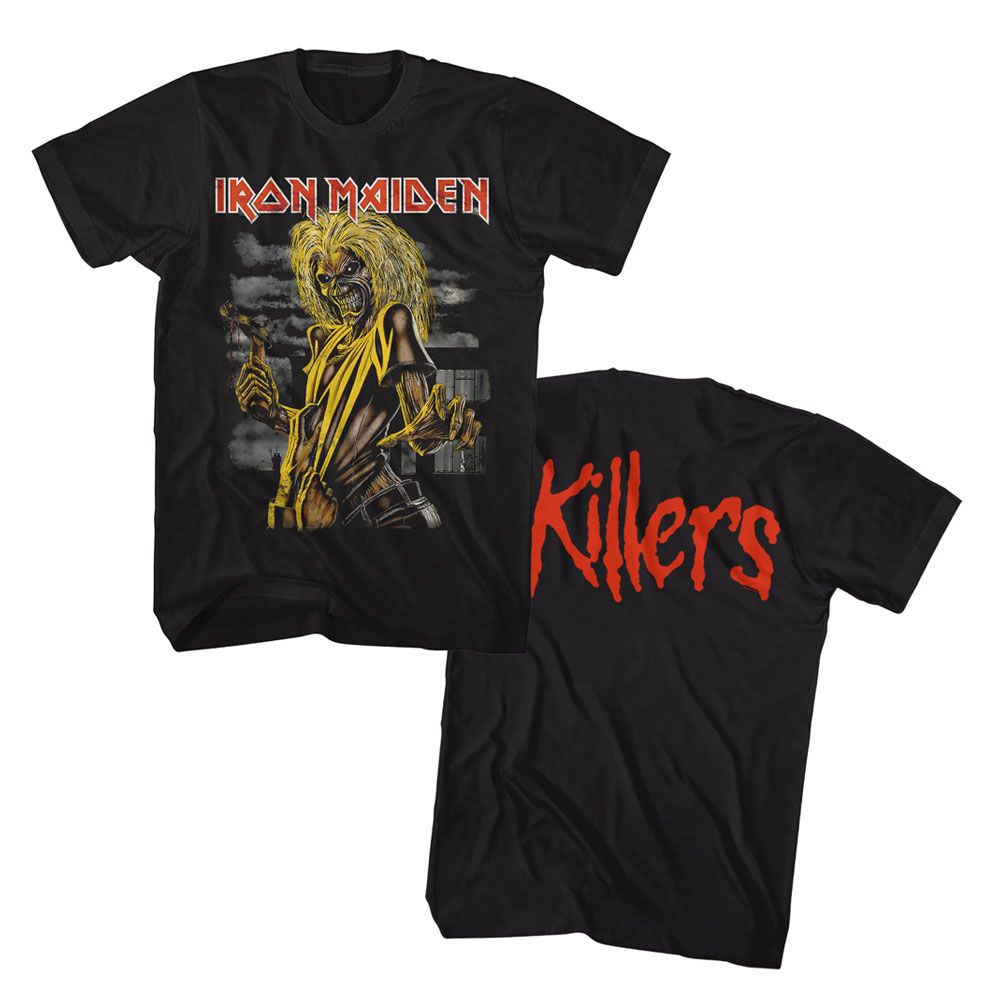 Wholesale Iron Maiden Killers 2-Sided Print T-Shirt