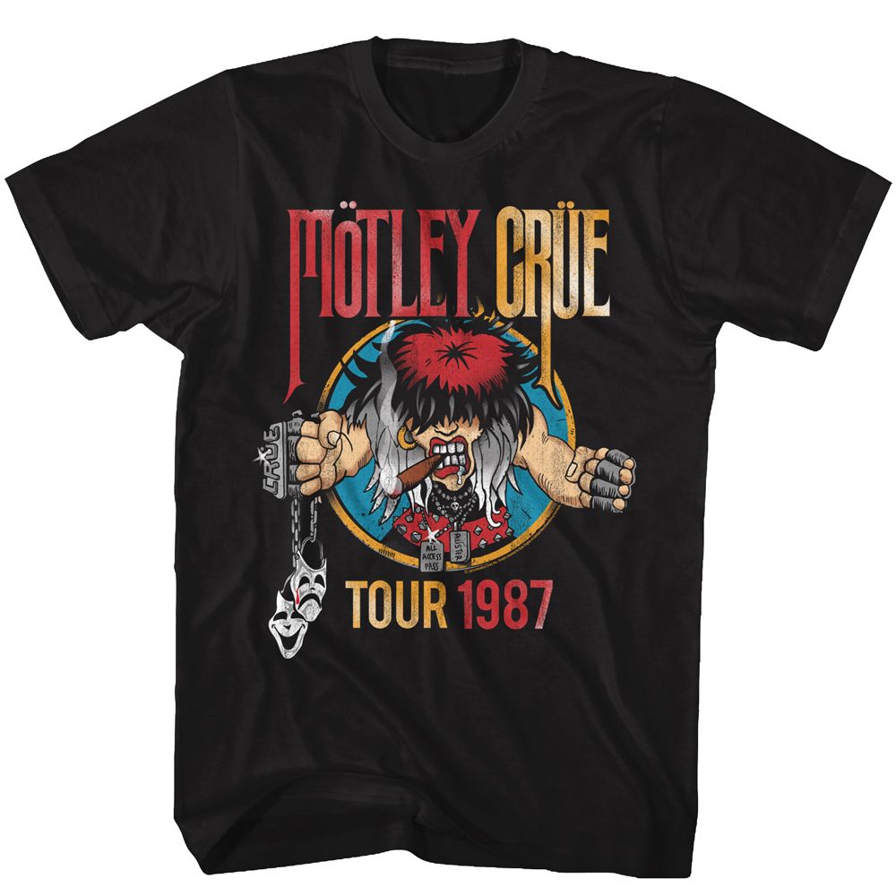 Wholesale Motley Crue Tour 1987 T-Shirt