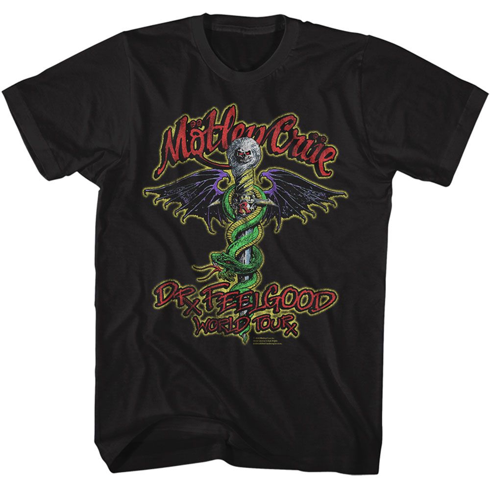 Wholesale Motley Crue Dr Feelgood Tour T-Shirt