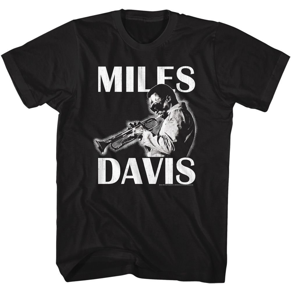Wholesale Miles Davis Playing the Trumpet T-Shirt