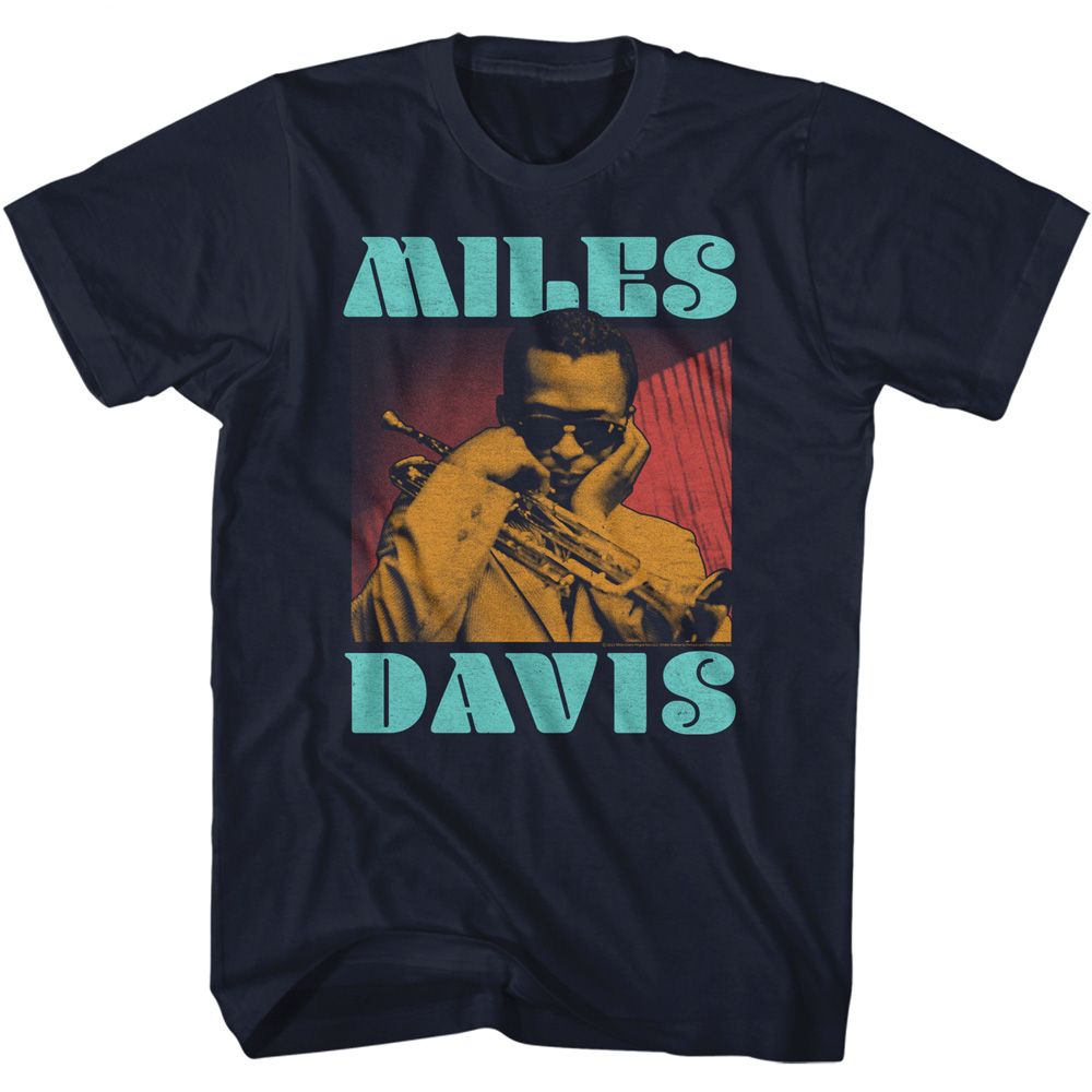 Wholesale Miles Davis Tri-Color T-Shirt