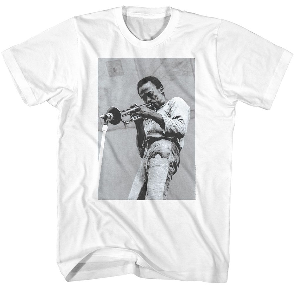 Wholesale Miles Davis Trumpet Into Mic T-Shirt