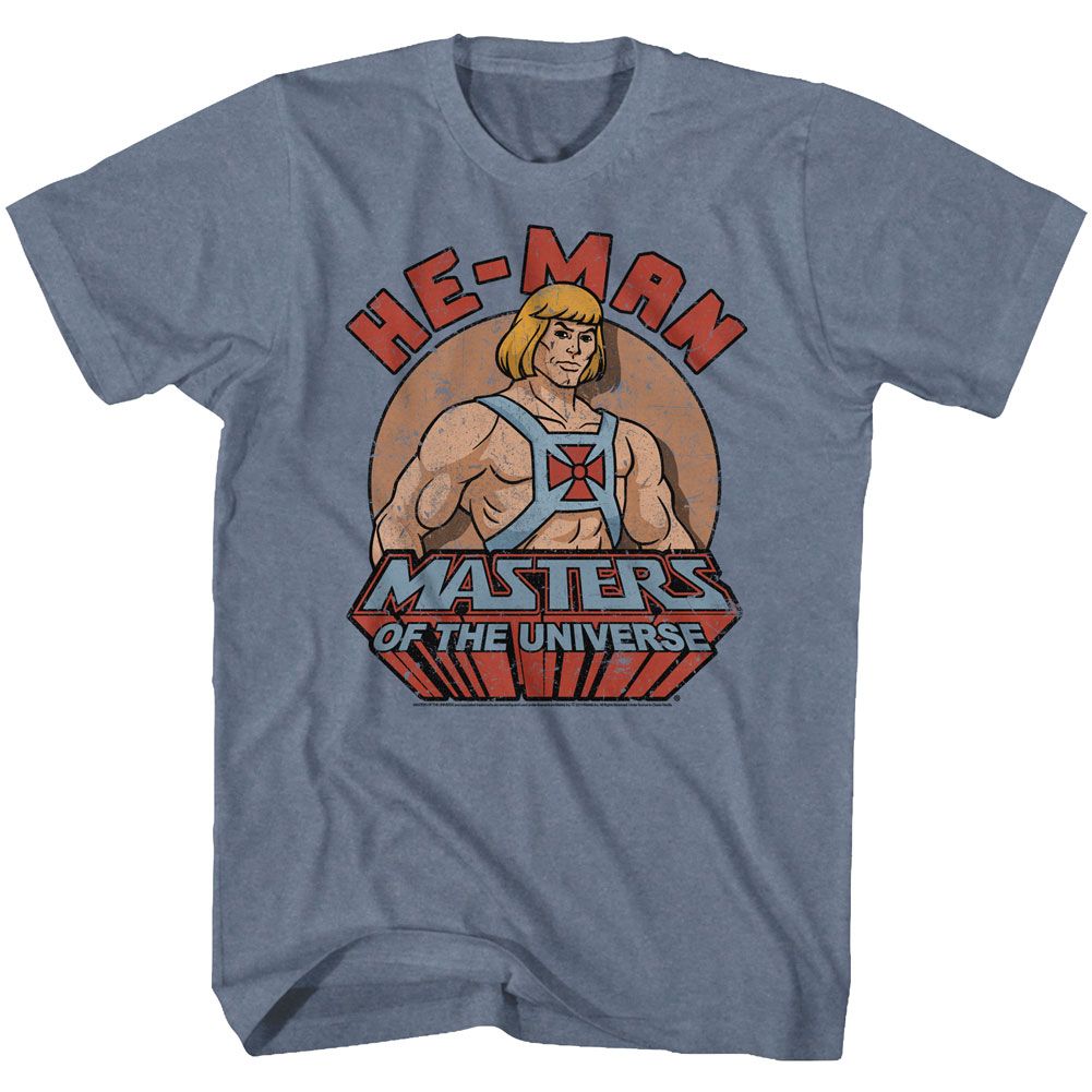 Wholesale Masters of the Universe Featuring Heman Heather Indigo Heather T-Shirt