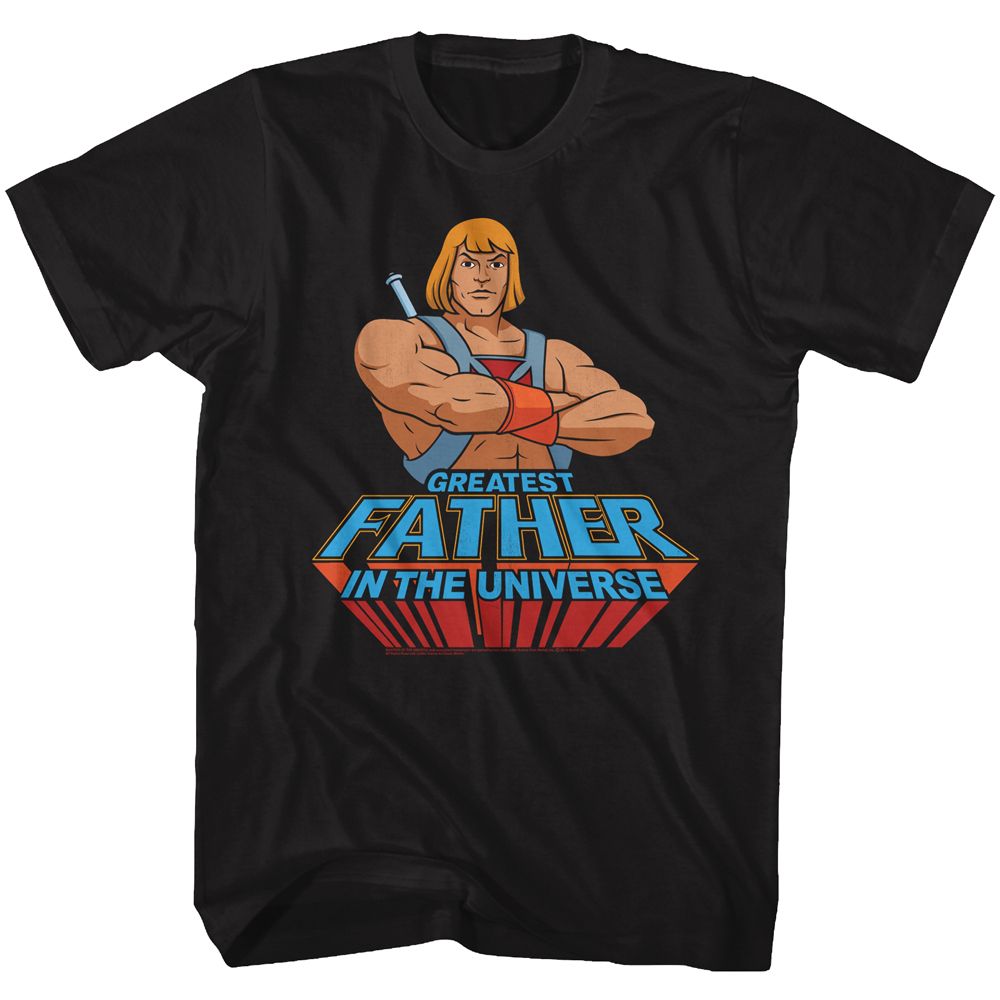 Wholesale Masters of the Universe Greatest Dad Black T-Shirt