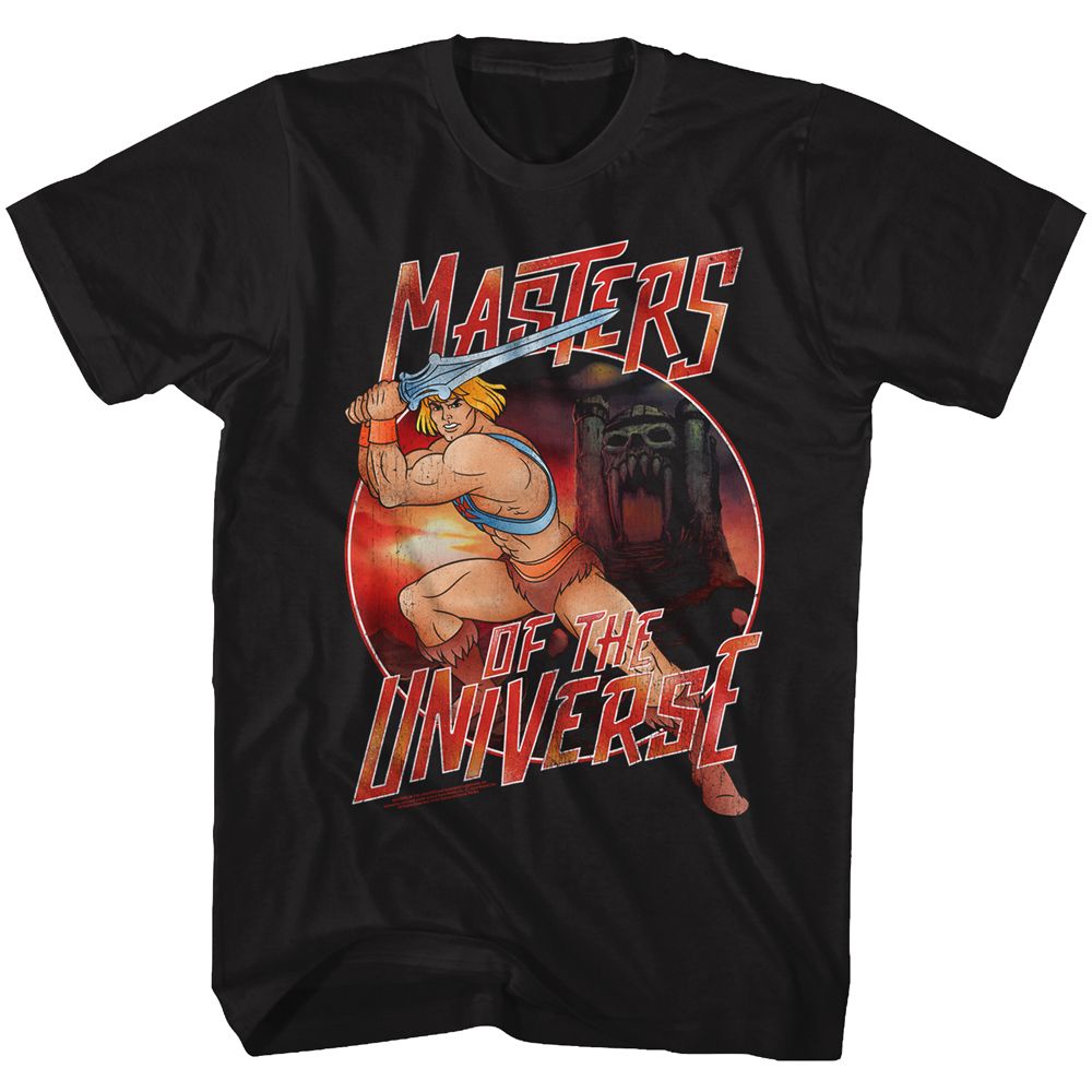 Wholesale Masters of the Universe Metal of the Universe Black T-Shirt