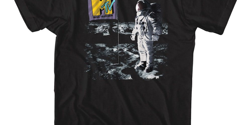 Wholesale MTV FLAG ON MOON T-Shirt