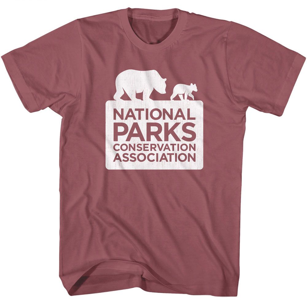 Wholeale NPCA-NATIONAL PARKS LOGO-ROUGE ADULT S/S TSHIRT-S