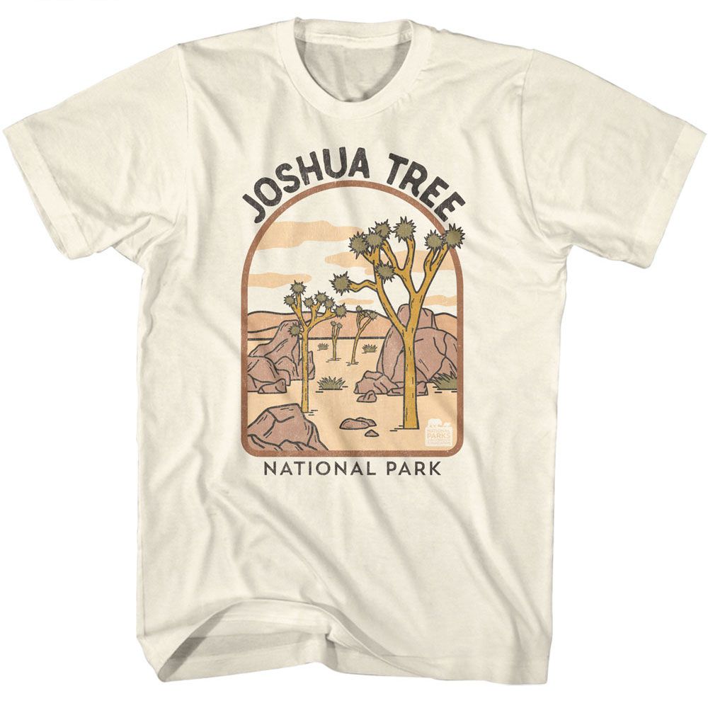 Wholeale NPCA-JOSHUA TREE ARCH ILLUSTRATION-NATURAL ADULT S/S TSHIRT-S