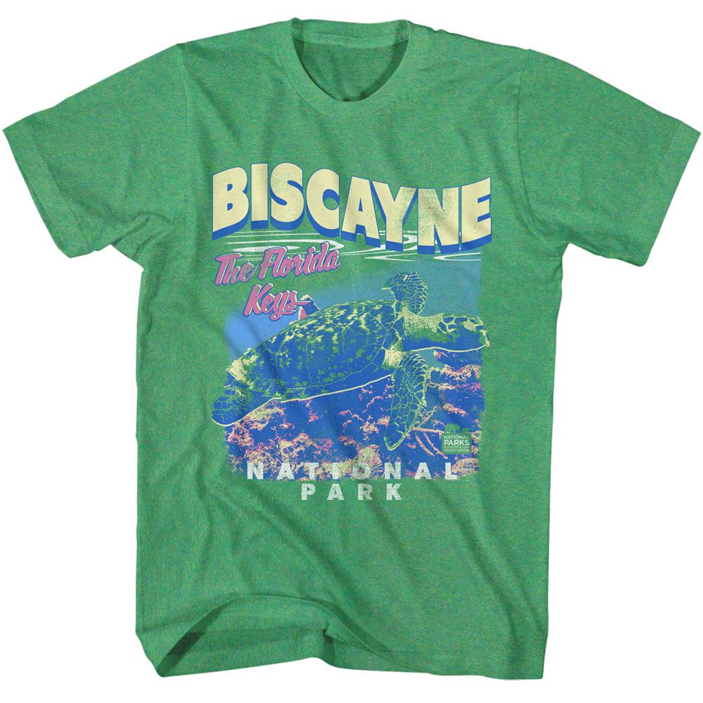 Wholeale NPCA-BISCAYNE NP TURTLE-KELLY HEATHER ADULT S/S TSHIRT-S