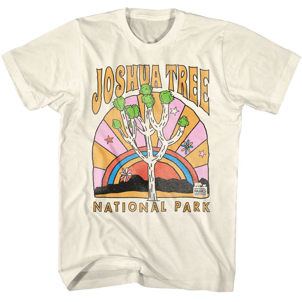 Wholeale NPCA-JOSHUA TREE DOODLE-NATURAL ADULT S/S TSHIRT-S