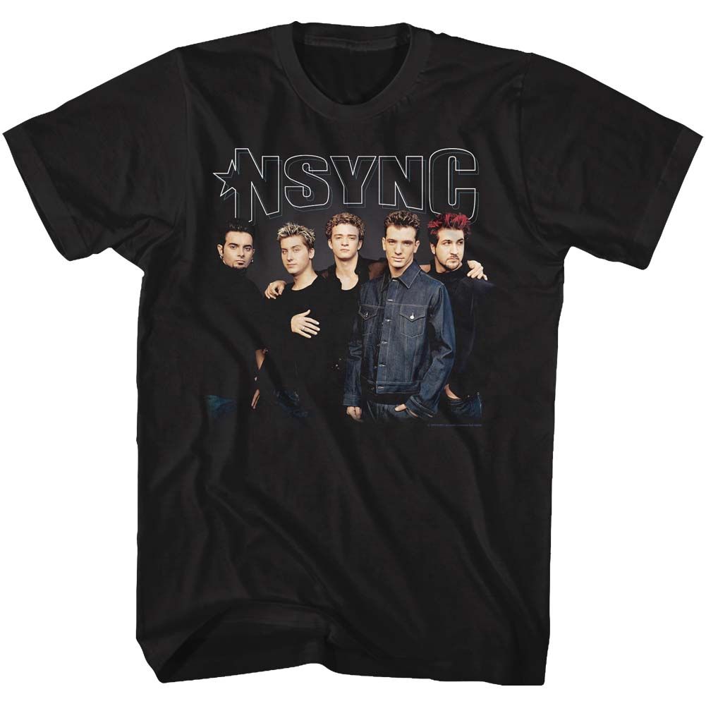 Wholesale NSYNC Stark Group Shot T-Shirt